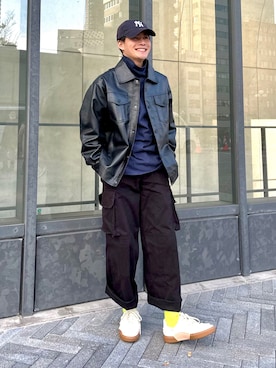 YUYAさん（メンズ・171cm）の冬コーディネート