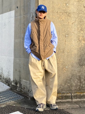 「Coming soon…」｜「アイテム（キャップ）」を使った、YUYAさん（メンズ・171cm）の冬コーディネート