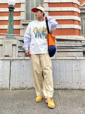 「JOSEPH STUDIO（ジョゼフストゥディオ）のアイテム」を使った、YUYAさん（メンズ・171cm）の春コーディネート