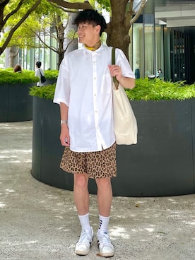 「URBAN RESEARCH（アーバンリサーチ）のアイテム（パンツ）」を使った、YUYAさん（メンズ・171cm）の秋コーディネート
