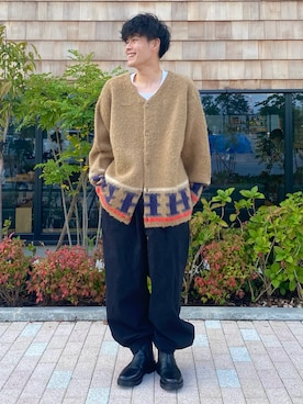 「HUF（ハフ）のアイテム」を使った、YUYAさん（メンズ・171cm）の秋コーディネート