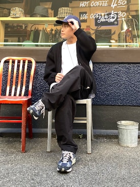 「URBAN RESEARCH（アーバンリサーチ）のアイテム（帽子）」を使った、YUYAさん（メンズ・171cm）の夏コーディネート