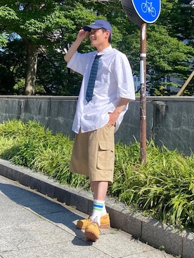 「アイテム（フォーマルスーツ/小物）」を使った、YUYAさん（メンズ・171cm・20代）の夏コーディネート