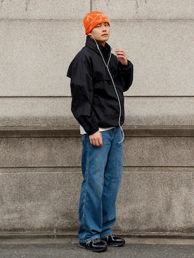 「NEW BALANCE（ニューバランス）のML860/XD（スニーカー）」を使った、YUYAさん（メンズ・171cm）の夏コーディネート