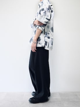 「EDWIN（エドウィン）のアイテム（スラックス）」を使った、ちょびさん（メンズ・184cm）の夏コーディネート