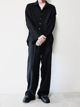 「EDWIN（エドウィン）のアイテム（スラックス）」を使った、ちょびさん（メンズ・184cm）の秋コーディネート