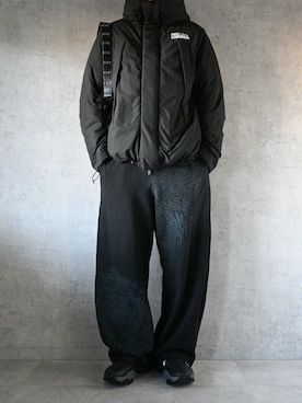 「アイテム（バッグ）」を使った、ちょびさん（メンズ・184cm）の冬コーディネート