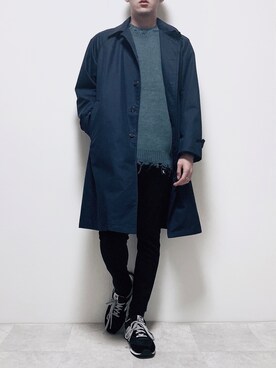 「スキニー」｜「アイテム（その他アウター）」を使った、ちょびさん（メンズ・184cm）の秋コーディネート
