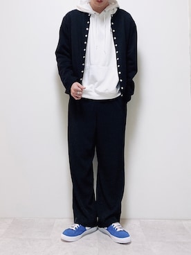 「ITEMS URBANRESEARCH（アイテムズ アーバンリサーチ）のアイテム（セットアップ）」を使った、ちょびさん（メンズ・184cm）の秋コーディネート