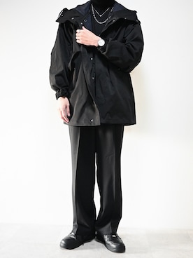 「Daniel Wellington（ダニエルウェリントン）のアイテム（ネックレス）」を使った、ちょびさん（メンズ・184cm）の冬コーディネート