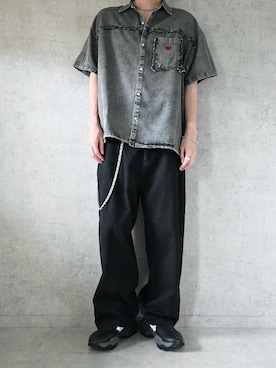 「アイテム（スニーカー）」を使った、ちょびさん（メンズ・184cm・20代）の夏コーディネート
