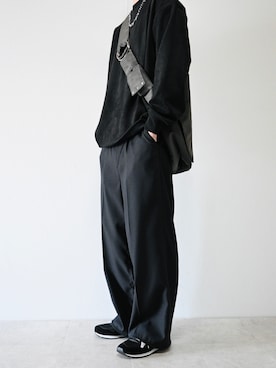 「EDWIN（エドウィン）のアイテム（スラックス）」を使った、ちょびさん（メンズ・184cm）の秋コーディネート