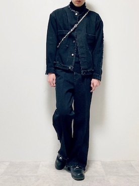 「EDWIN（エドウィン）のアイテム（デニムジャケット）」を使った、ちょびさん（メンズ・184cm）の春コーディネート