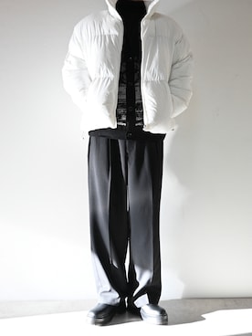 ちょびさん（メンズ・184cm）の冬コーディネート