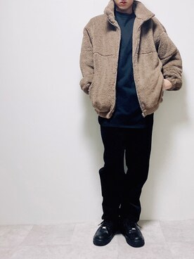 「MinoriTY（マイノリティ）のアイテム（ブルゾン）」を使った、ちょびさん（メンズ・184cm）の秋コーディネート