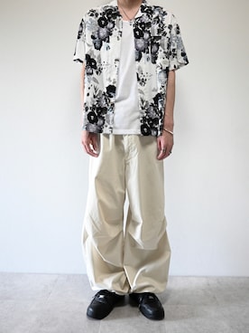 「EDWIN（エドウィン）のアイテム（その他パンツ）」を使った、ちょびさん（メンズ・184cm）の春コーディネート