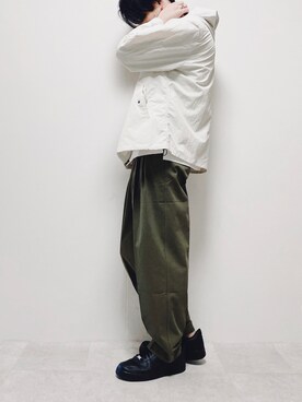 「URBAN RESEARCH Sonny Label（アーバンリサーチサニーレーベル）のアイテム（マウンテンパーカー）」を使った、ちょびさん（メンズ・184cm）の冬コーディネート