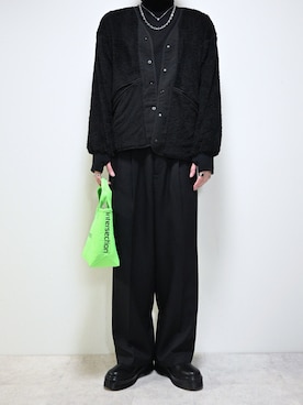 「Daniel Wellington（ダニエルウェリントン）のアイテム（ネックレス）」を使った、ちょびさん（メンズ・184cm）の冬コーディネート