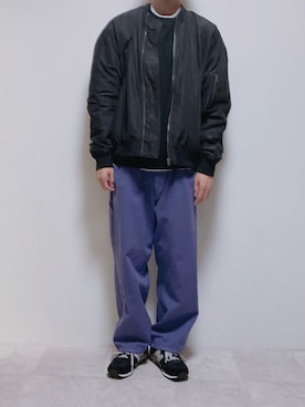 「GLOSTER（グロスター）のアイテム（ジャケット/アウター）」を使った、ちょびさん（メンズ・184cm）の秋コーディネート