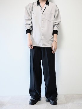 「EDWIN（エドウィン）のアイテム（スラックス）」を使った、ちょびさん（メンズ・184cm）の夏コーディネート