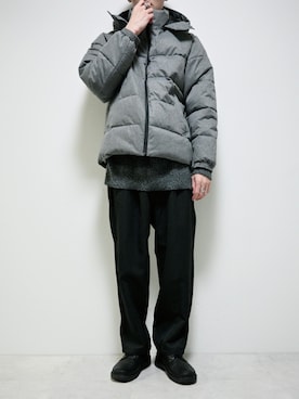 「Confirm（コンファーム）のアイテム（ブルゾン）」を使った、ちょびさん（メンズ・184cm）の秋コーディネート