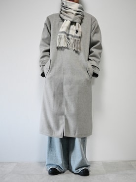 「WEARyouthコーデ」｜「アイテム（チェスターコート）」を使った、ちょびさん（メンズ・184cm）の秋コーディネート