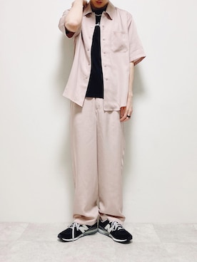 「HYPE（ハイプ）のアイテム（リング）」を使った、ちょびさん（メンズ・184cm）の夏コーディネート