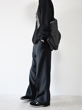 「EDWIN（エドウィン）のアイテム（スラックス）」を使った、ちょびさん（メンズ・184cm）の春コーディネート