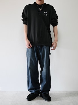 「Lui's（ルイス）のアイテム（バッグ）」を使った、ちょびさん（メンズ・184cm）の秋コーディネート