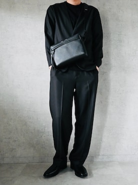 「アイテム（セットアップ）」を使った、ちょびさん（メンズ・184cm）の春コーディネート