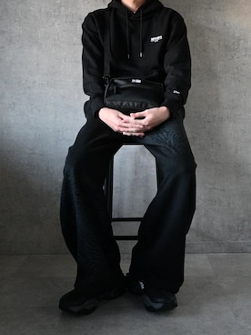 「アイテム（パーカー）」を使った、ちょびさん（メンズ・184cm・20代）の冬コーディネート