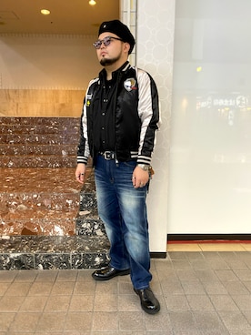 「アイテム（ローファー）」を使った、ホンダネーション さん（メンズ・172cm）の秋コーディネート