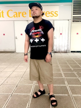 「アイテム（チノパンツ）」を使った、ホンダネーション さん（メンズ・172cm）の秋コーディネート