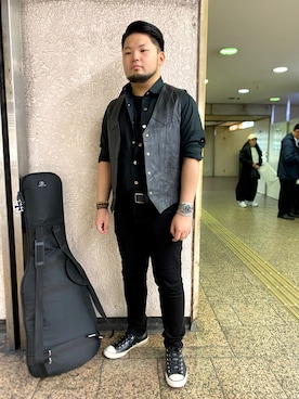「アイテム（スーツベスト）」を使った、ホンダネーション さん（メンズ・172cm）の秋コーディネート