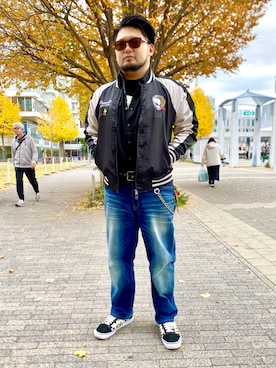 「アイテム（シューズ）」を使った、ホンダネーション さん（メンズ・172cm）の秋コーディネート