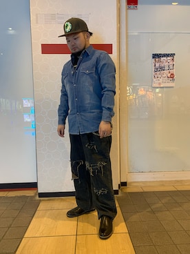 「niko and...（ニコアンド）のアイテム」を使った、ホンダネーション さん（メンズ・172cm）の夏コーディネート