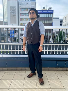 「アイテム（パンツ）」を使った、ホンダネーション さん（メンズ・172cm）の秋コーディネート