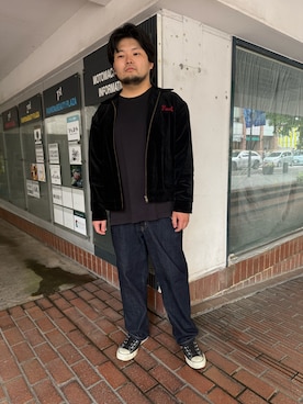 「NAVY（ネイビー）のアイテム」を使った、ホンダネーション さん（メンズ・172cm）の夏コーディネート