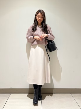 noripiyoさん（レディース・163cm）の冬コーディネート