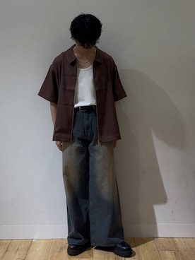 「SMELLY（スメリー）のアイテム（アクセサリー）」を使った、hayaさん（メンズ・167cm）の夏コーディネート