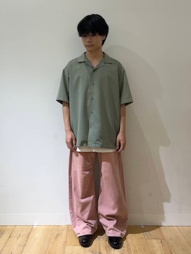 「アイテム（その他シューズ）」を使った、hayaさん（メンズ・167cm）の夏コーディネート