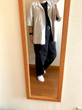 「春夏コーデ」｜「GU（ジーユー）のアイテム（ファッション雑貨）」を使った、K▽nato-カナト-さん（メンズ・159cm）の春コーディネート