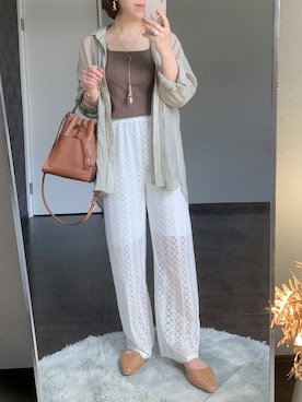 「アイテム（その他）」を使った、risaさん（レディース・155cm）の春コーディネート