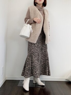 risaさん（レディース・155cm）の冬コーディネート