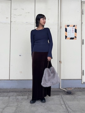 「SENSEOFPLACE」｜「アイテム（アクセサリー）」を使った、yuiさん（レディース・168cm）の秋コーディネート