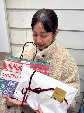 「アーバンリサーチ」｜「アイテム（その他アウター）」を使った、yuiさん（レディース・168cm）の冬コーディネート