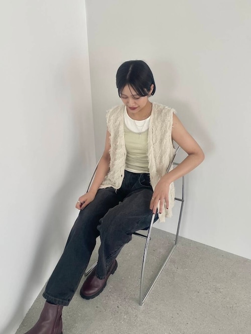 センスオブプレイス　サイドカットアウトデニムS SENSE OF PLACE｜サイドカットアウトデニム | Rakuten Fashion