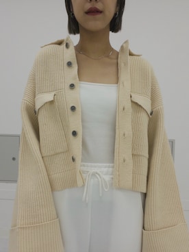 「アイテム（その他アウター）」を使った、yuiさん（レディース・168cm）の秋コーディネート