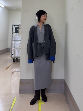 「アイテム（ブーツ）」を使った、yuiさん（レディース・168cm）の秋コーディネート
