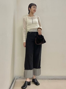 「SENSE OF PLACE by URBAN RESEARCH（センスオブプレイスバイアーバンリサーチ）のアイテム」を使った、yuiさん（レディース・168cm）の夏コーディネート